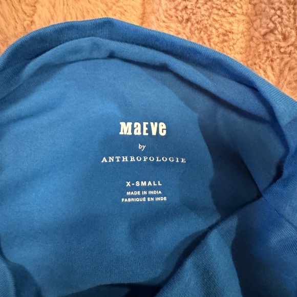 Maeve by Anthropology Blue Top - Picture 3 of 3